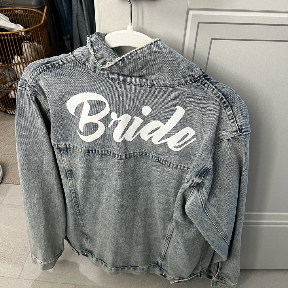 Show Me Your Mumu Bride Jean Jacket